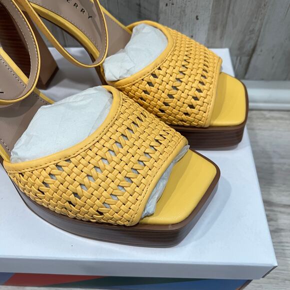 New! Katy Perry THE STEADY ANKLE STRAPP IN PINEAPPLE Platforms Retro 70s 11 - Picture 2 of 6